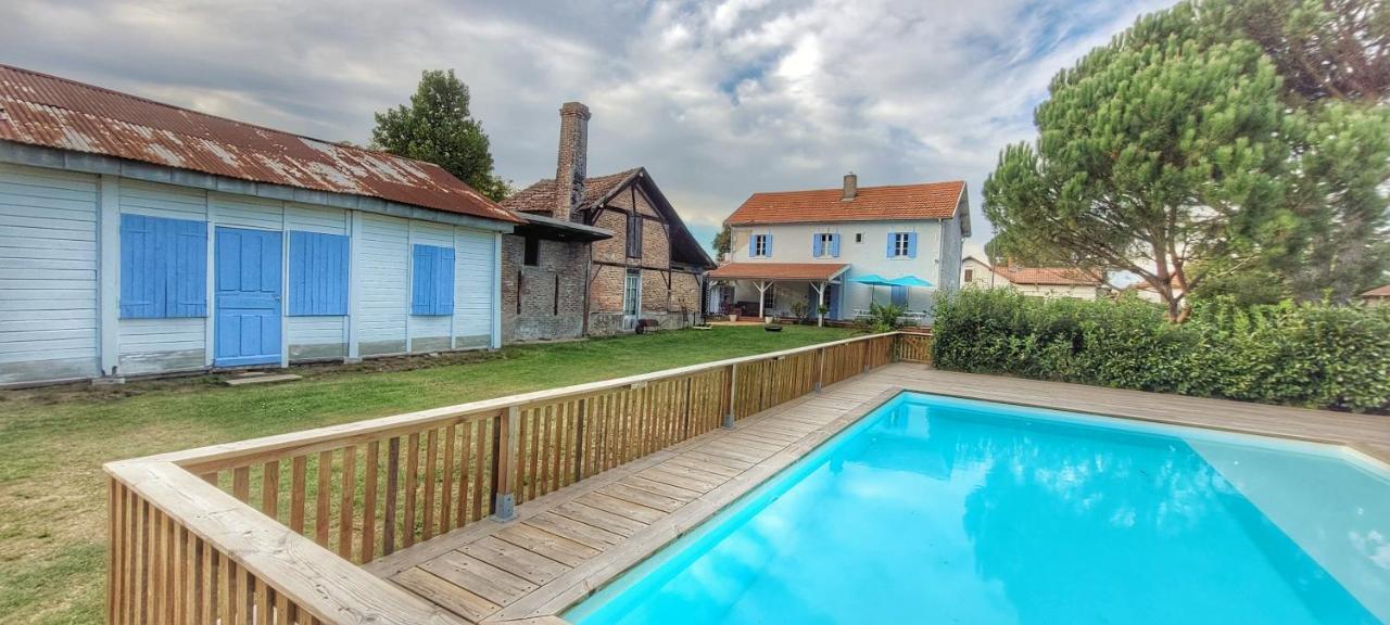 Charmante Maison Dans Les Landes X 10 Avec Piscine Et Salle D Escalade Lue 外观 照片