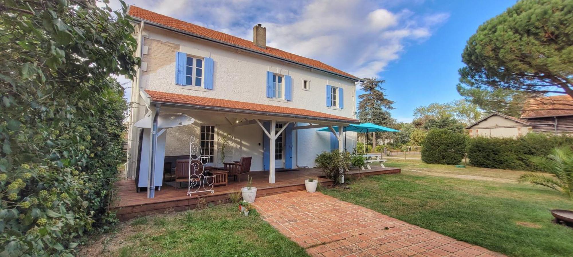 Charmante Maison Dans Les Landes X 10 Avec Piscine Et Salle D Escalade Lue 外观 照片