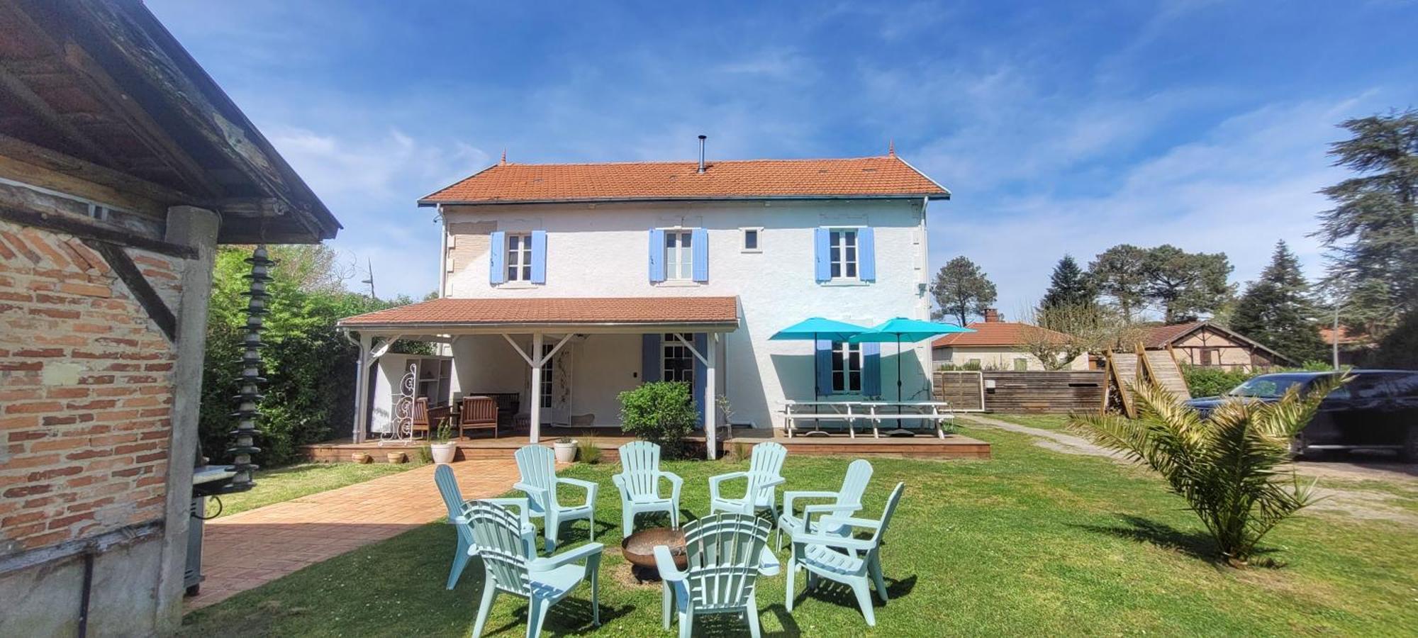 Charmante Maison Dans Les Landes X 10 Avec Piscine Et Salle D Escalade Lue 外观 照片